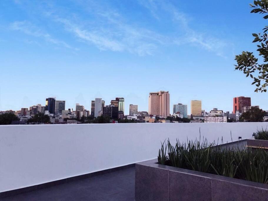 Secure, Central And Quiet Apartment Work Or Travel Cidade do México Exterior foto